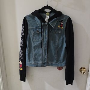Disney Blue and Black Jean Jacket